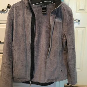 Grey north face jacket